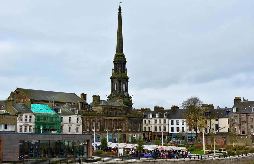 Ayr city skyline