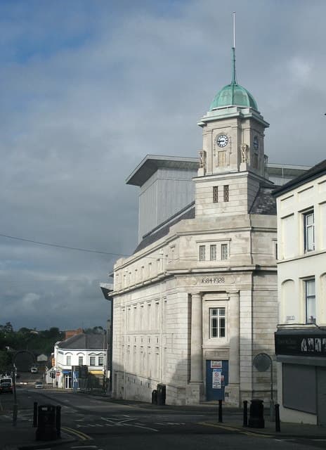 Ballymena city skyline