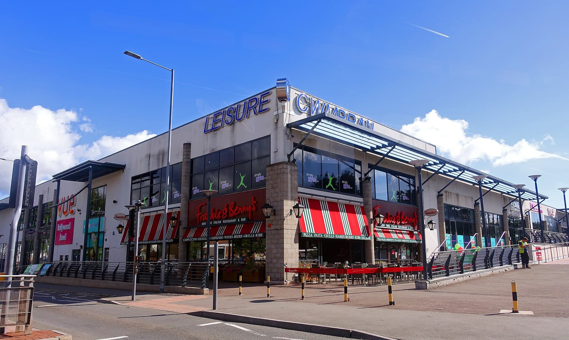 Cwmbran city skyline