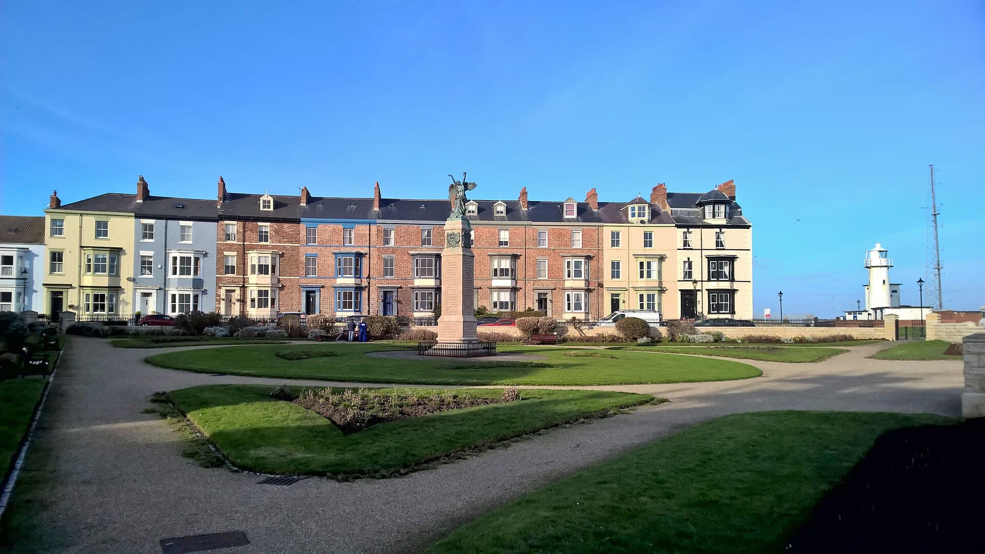 Hartlepool city skyline