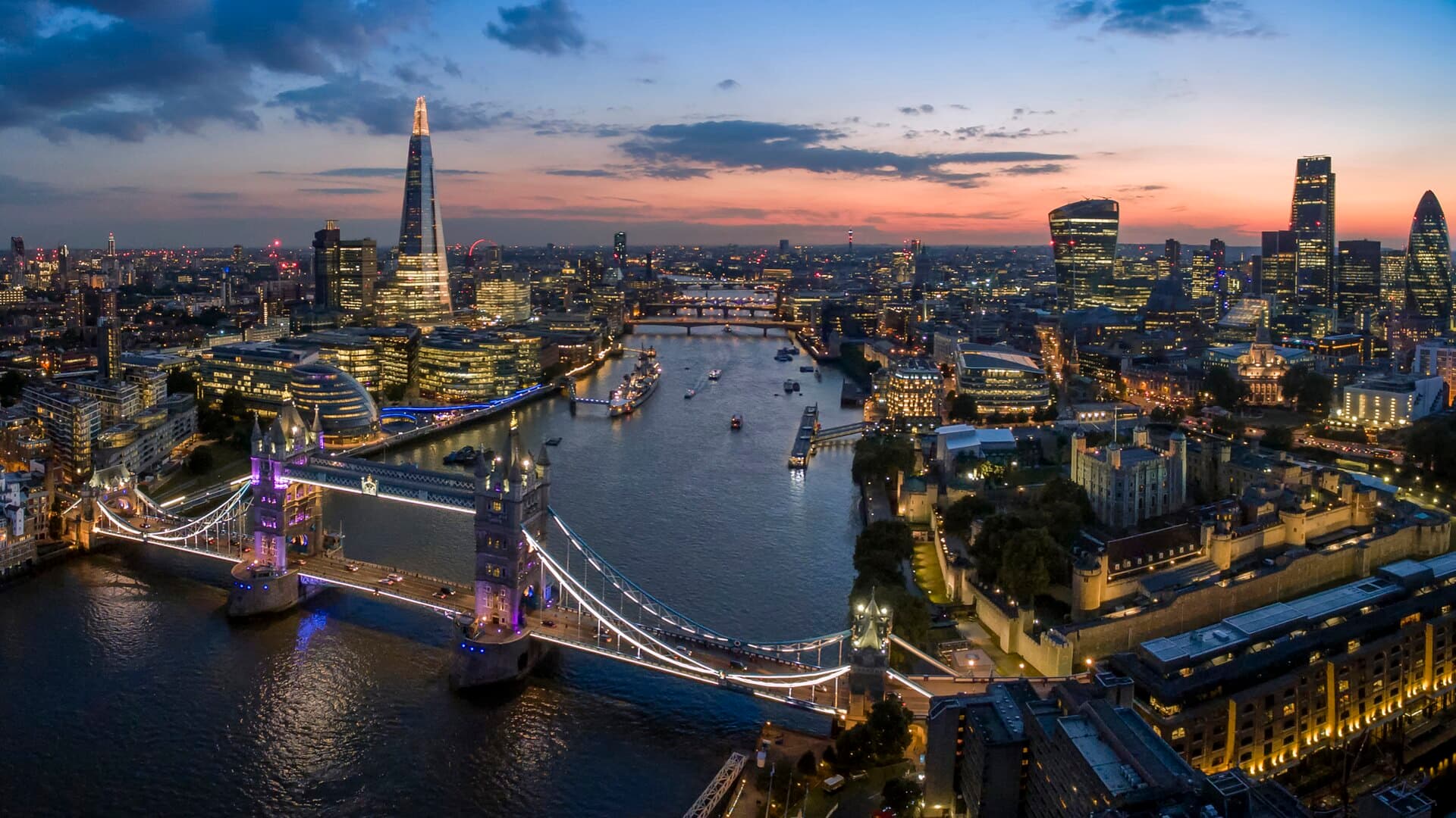 London city skyline