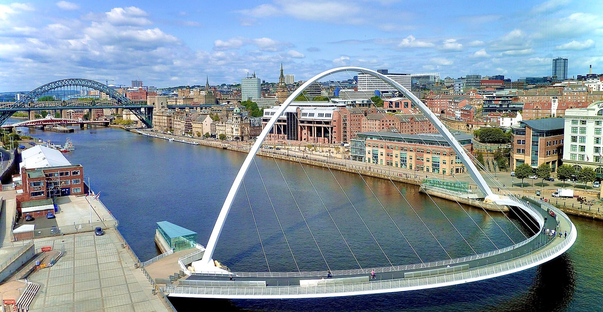 Newcastle city skyline