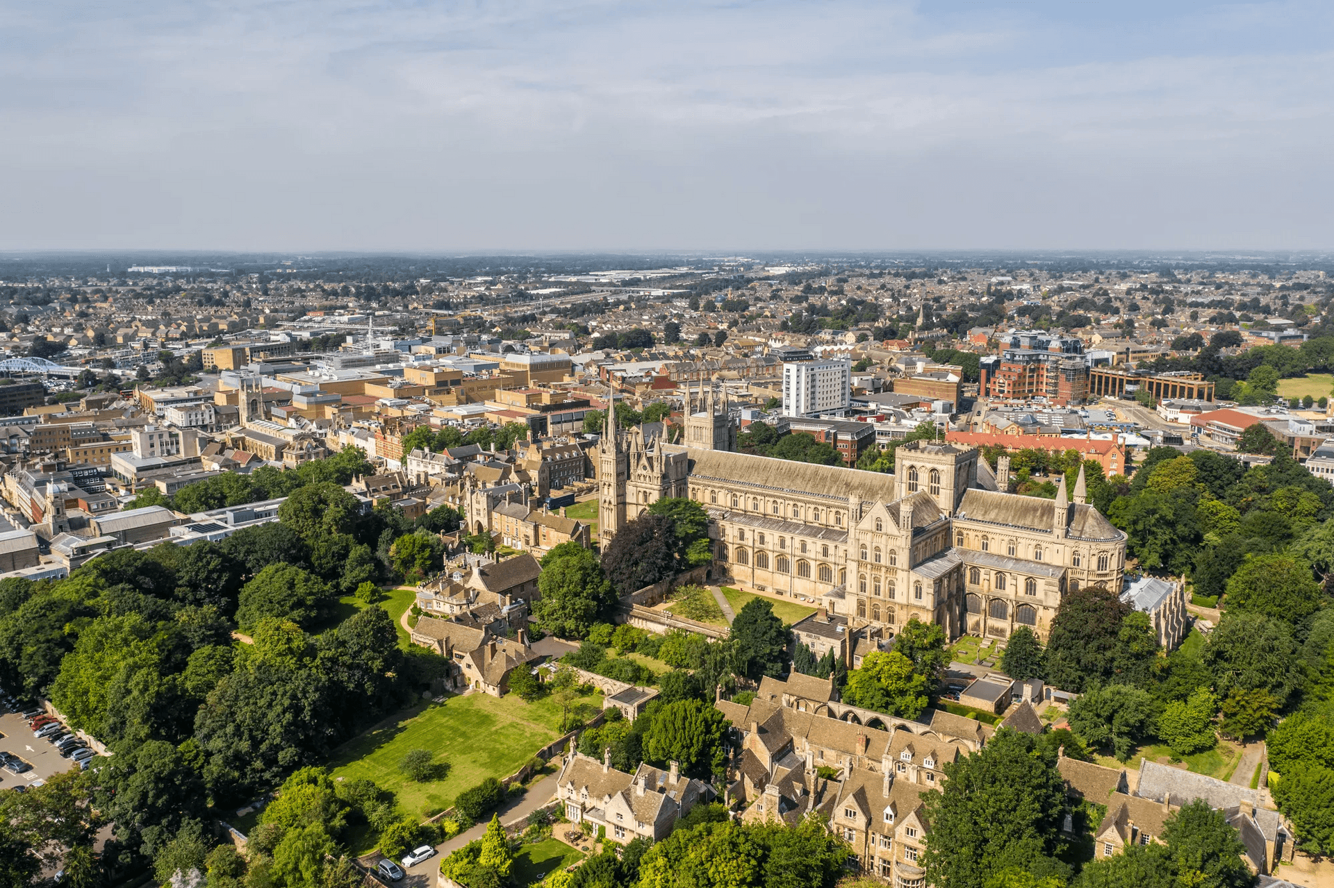 Peterborough city skyline
