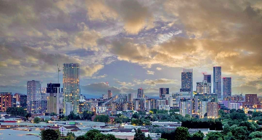 Salford city skyline