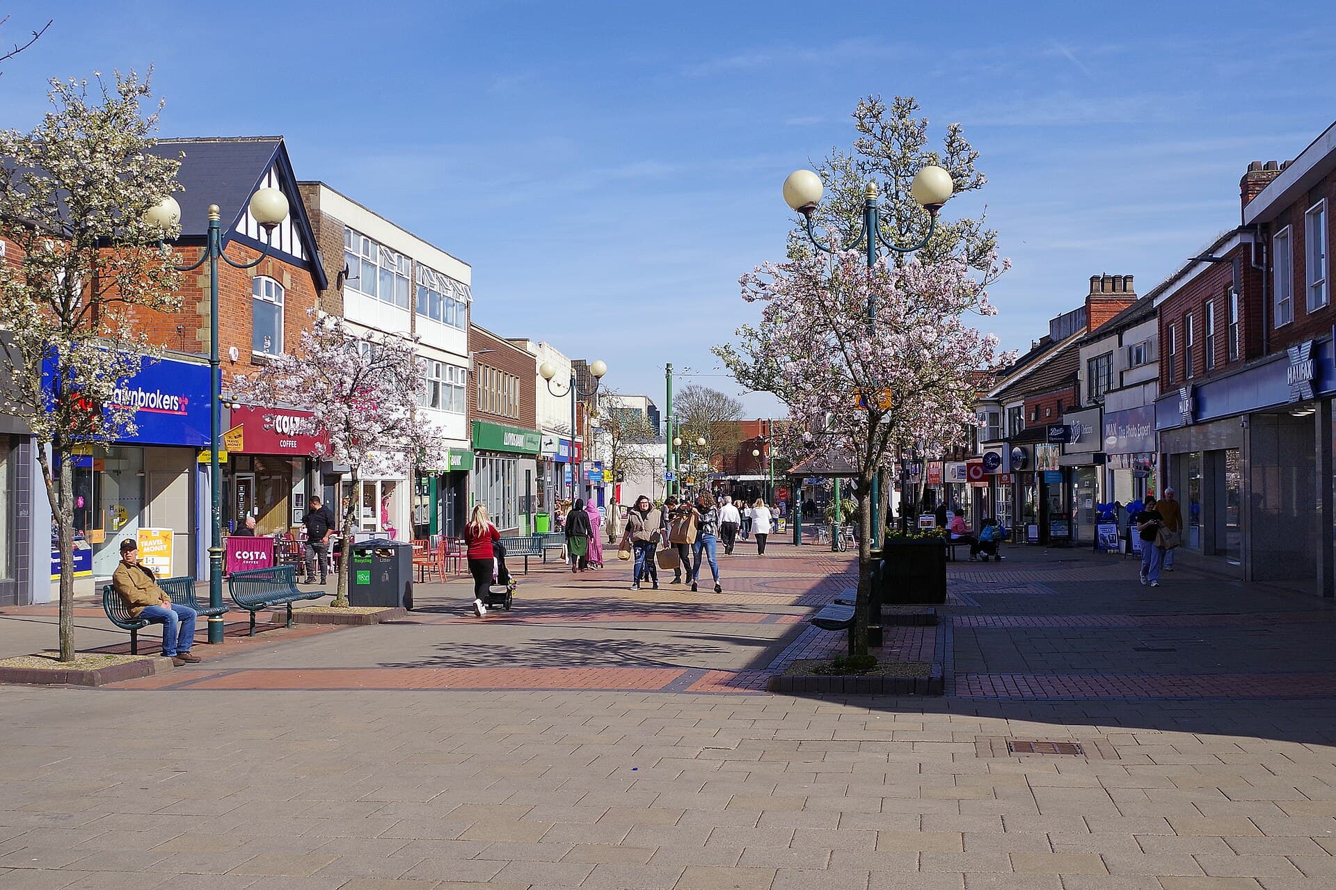 Scunthorpe city skyline