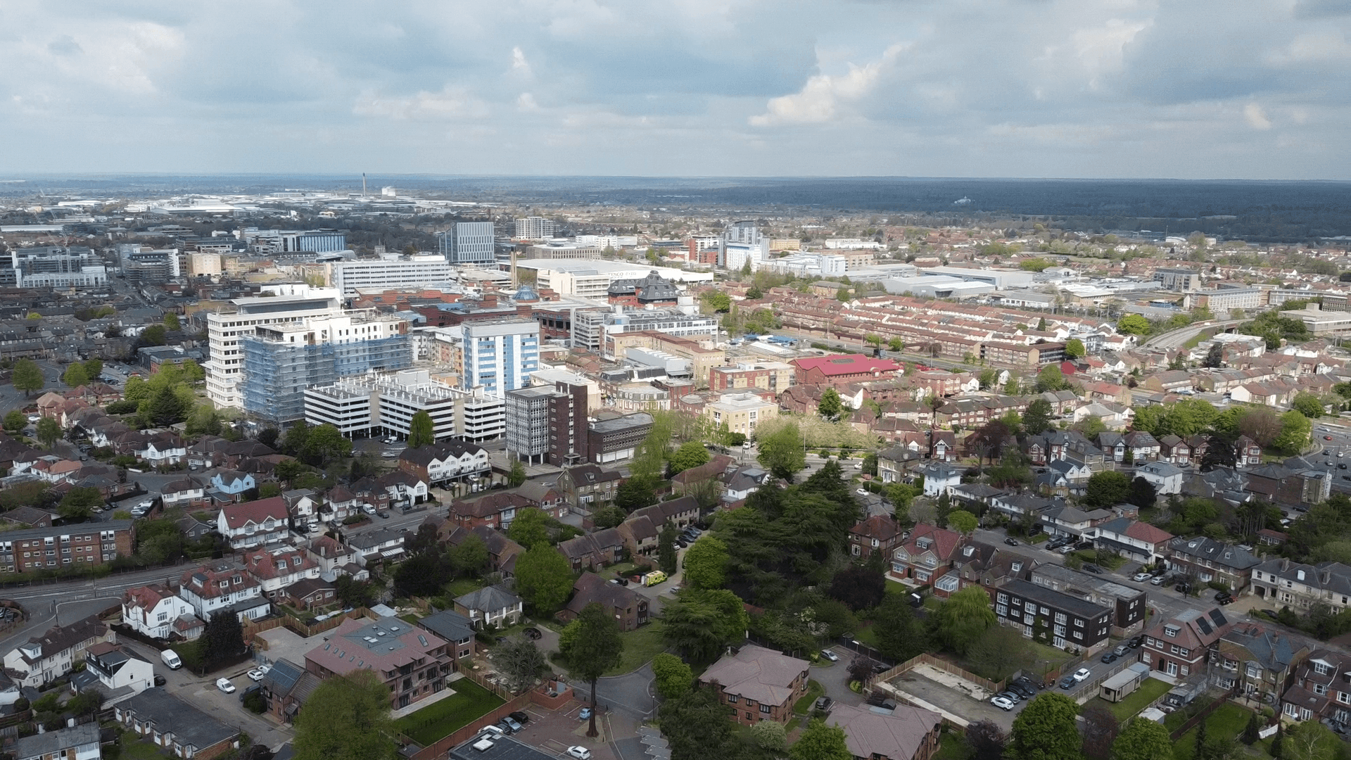 Slough city skyline