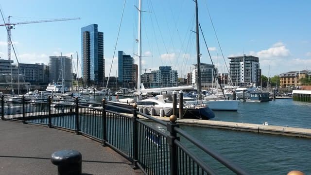 Southampton city skyline