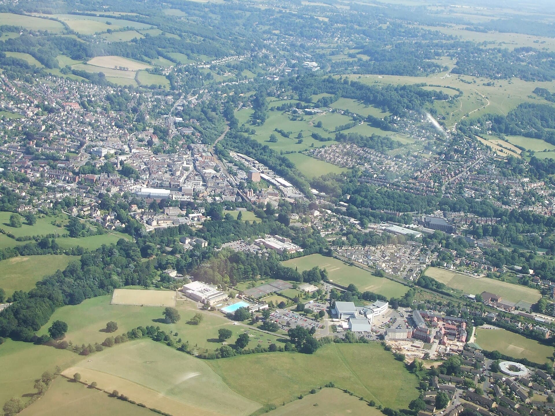 Stroud city skyline