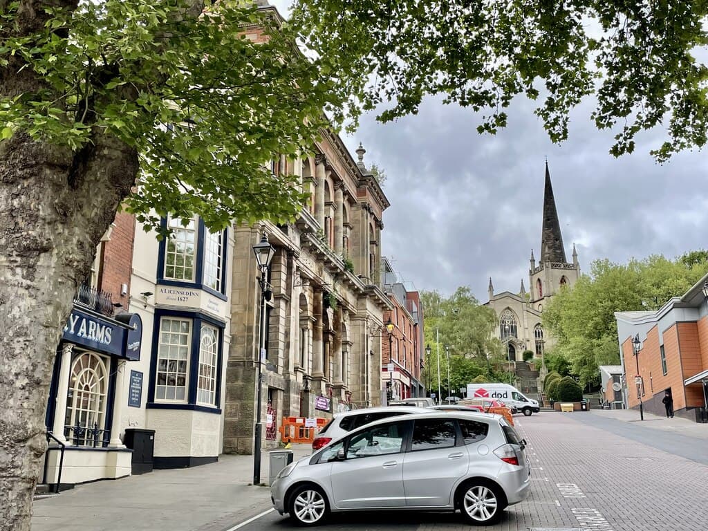 Walsall city skyline