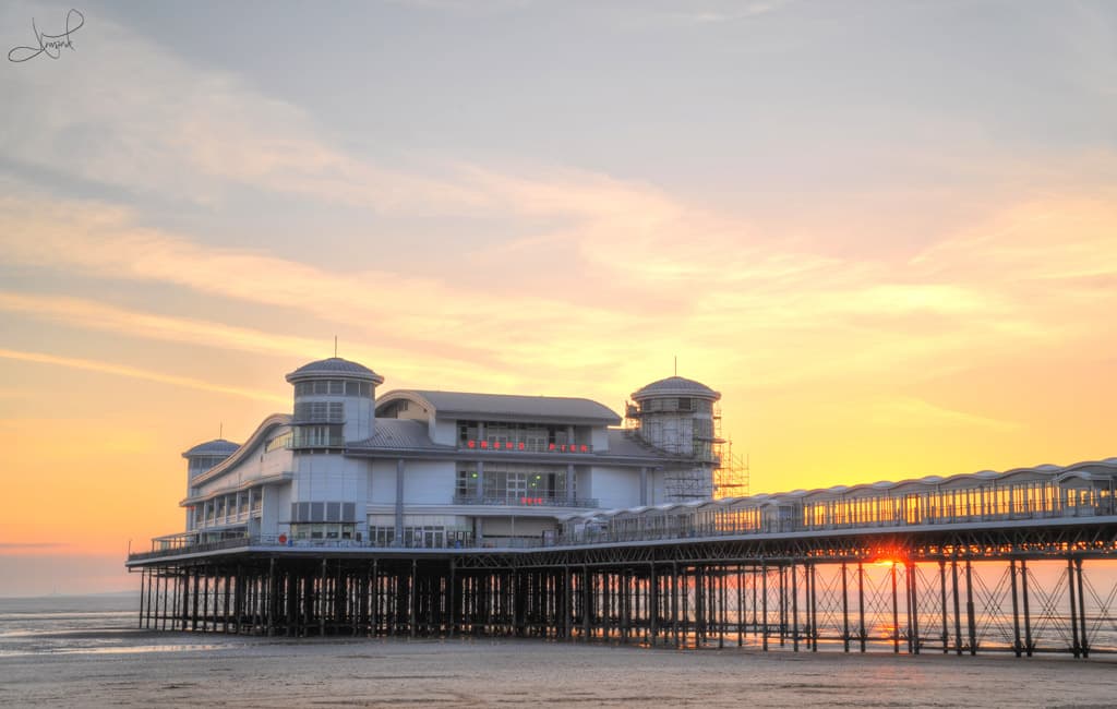 Weston-super-Mare city skyline