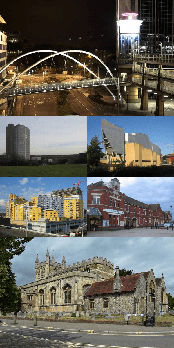 Basingstoke city skyline