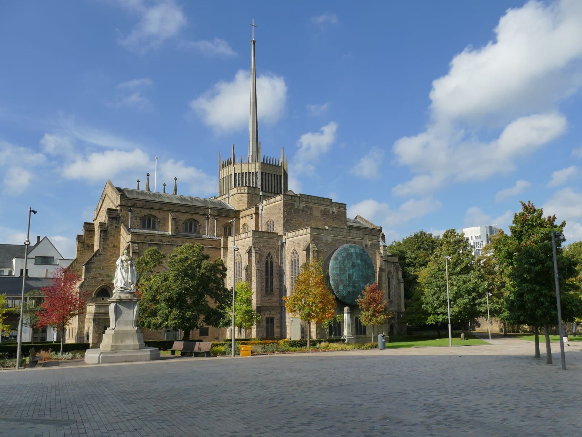 Blackburn city skyline