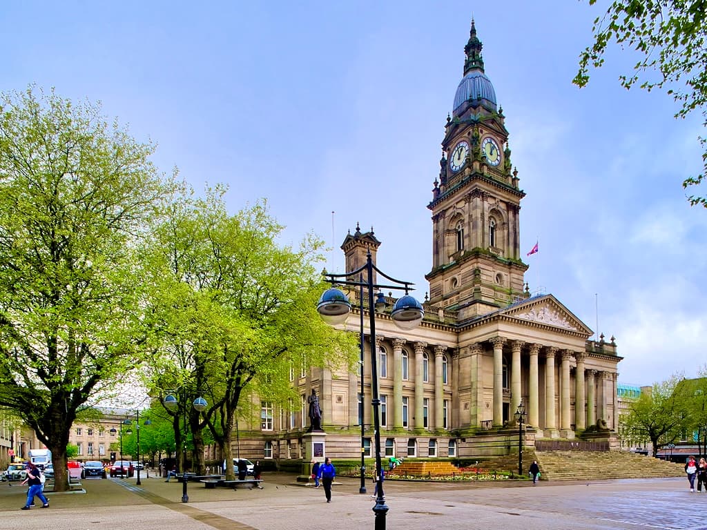 Bolton city skyline