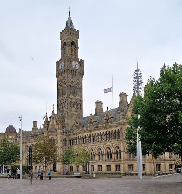 Bradford city skyline