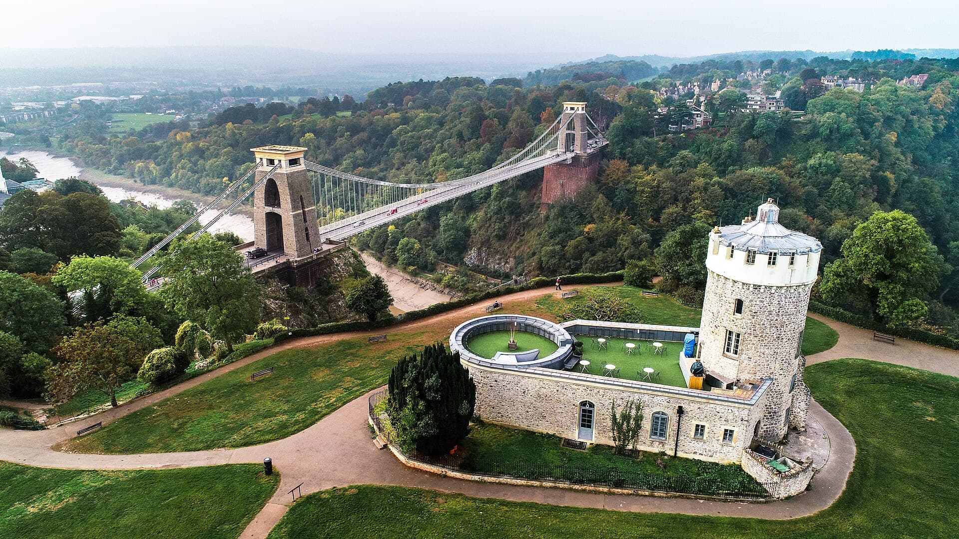 Bristol city skyline