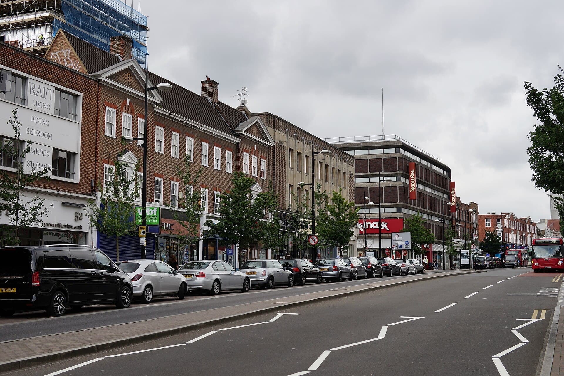 Bromley city skyline