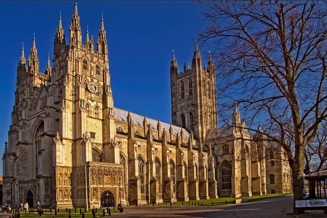 Canterbury city skyline