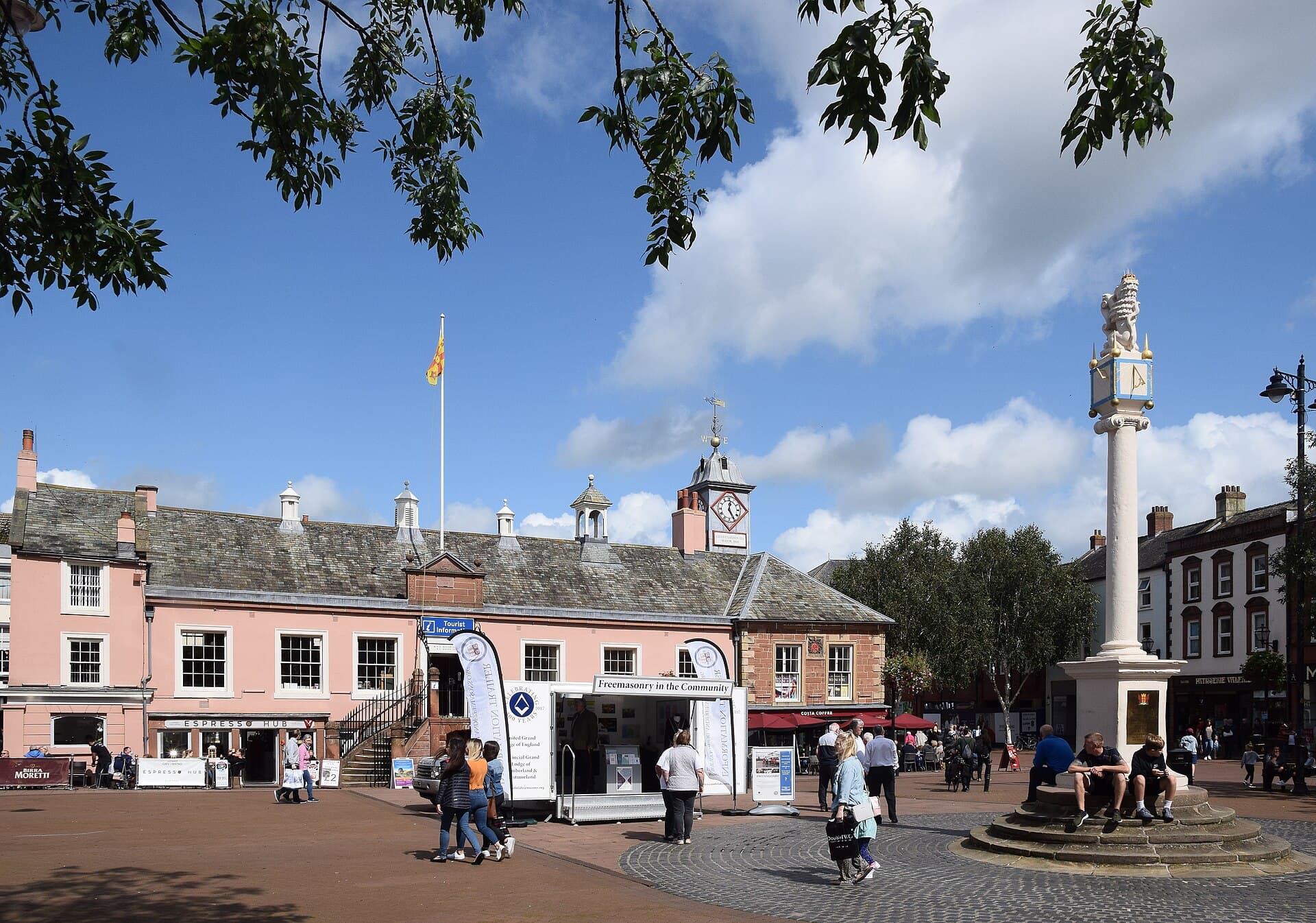 Carlisle city skyline