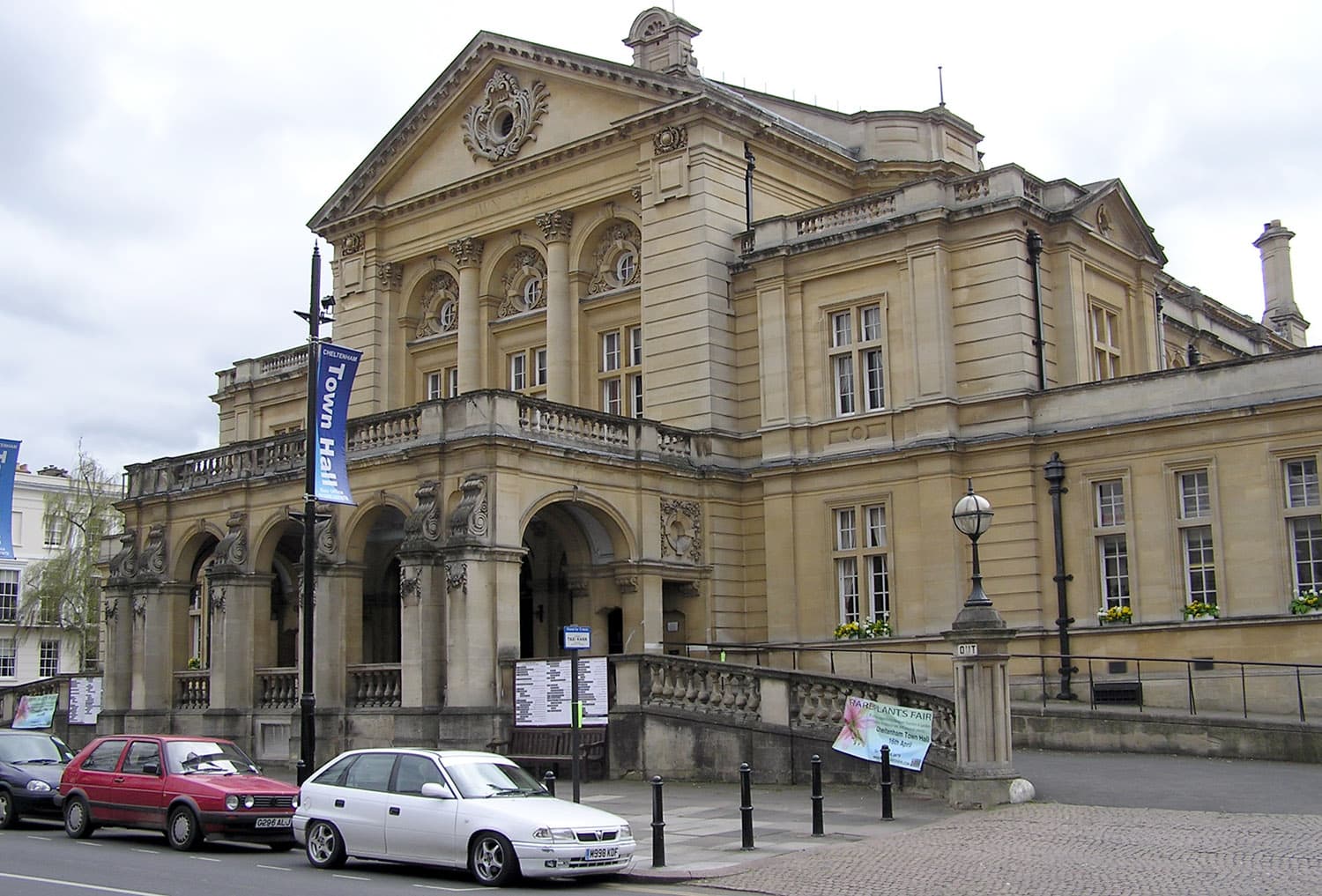 Cheltenham city skyline
