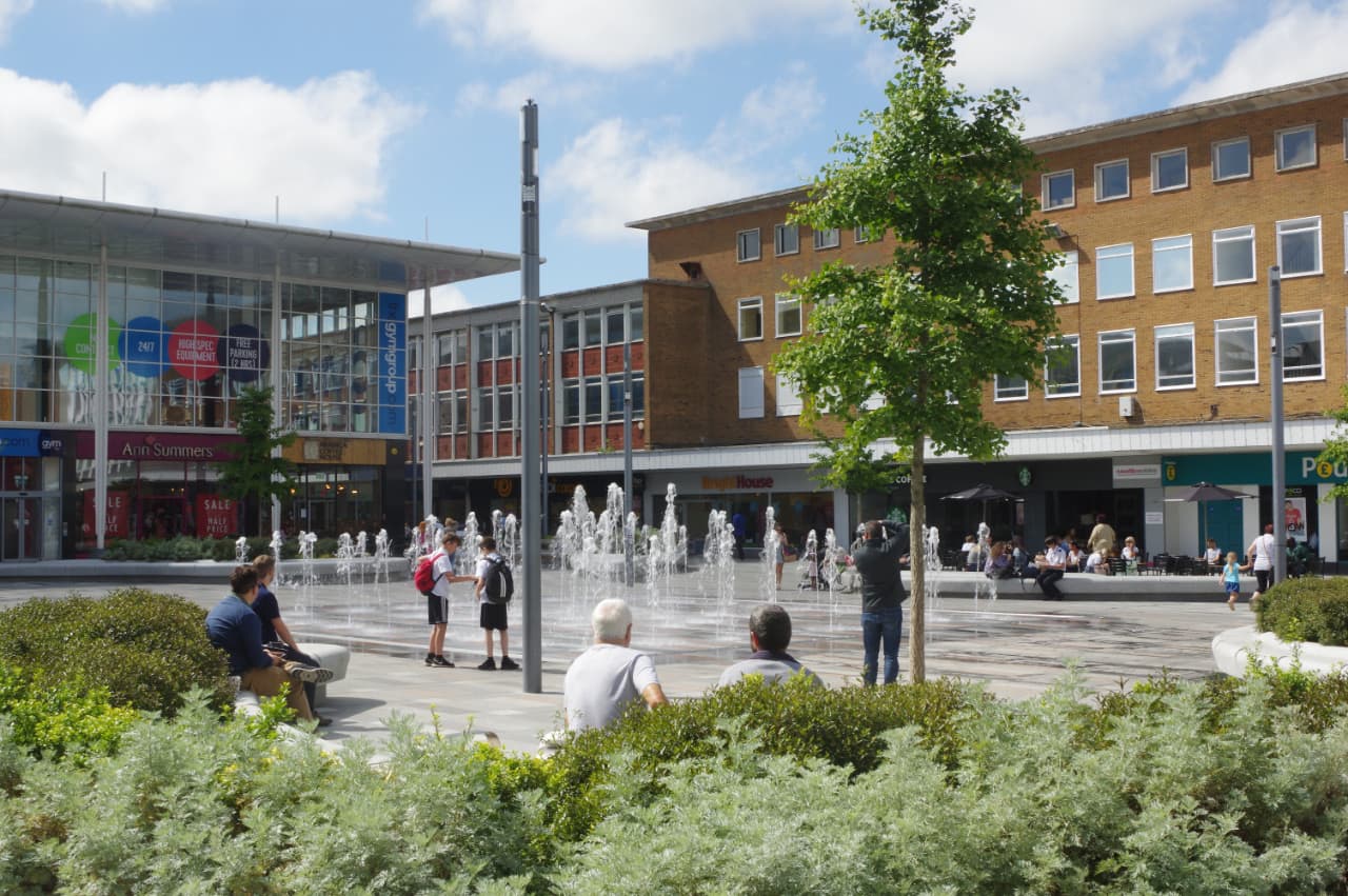 Crawley city skyline