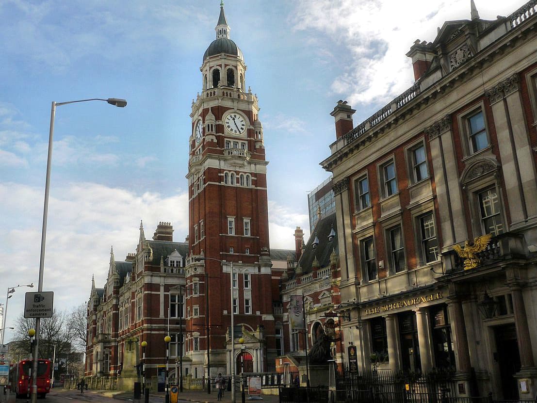 Croydon city skyline