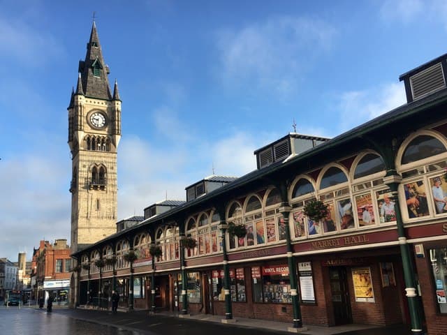 Darlington city skyline