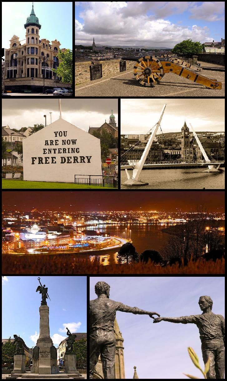 Derry city skyline