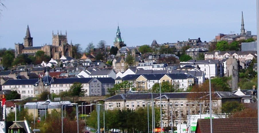 Dunfermline city skyline