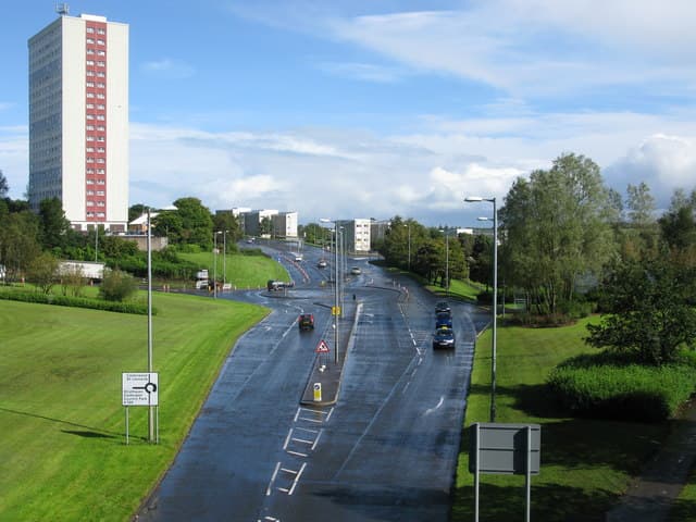 East Kilbride city skyline