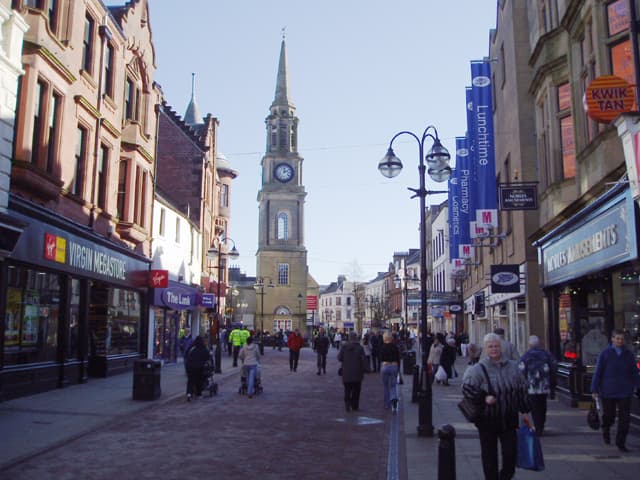 Falkirk city skyline