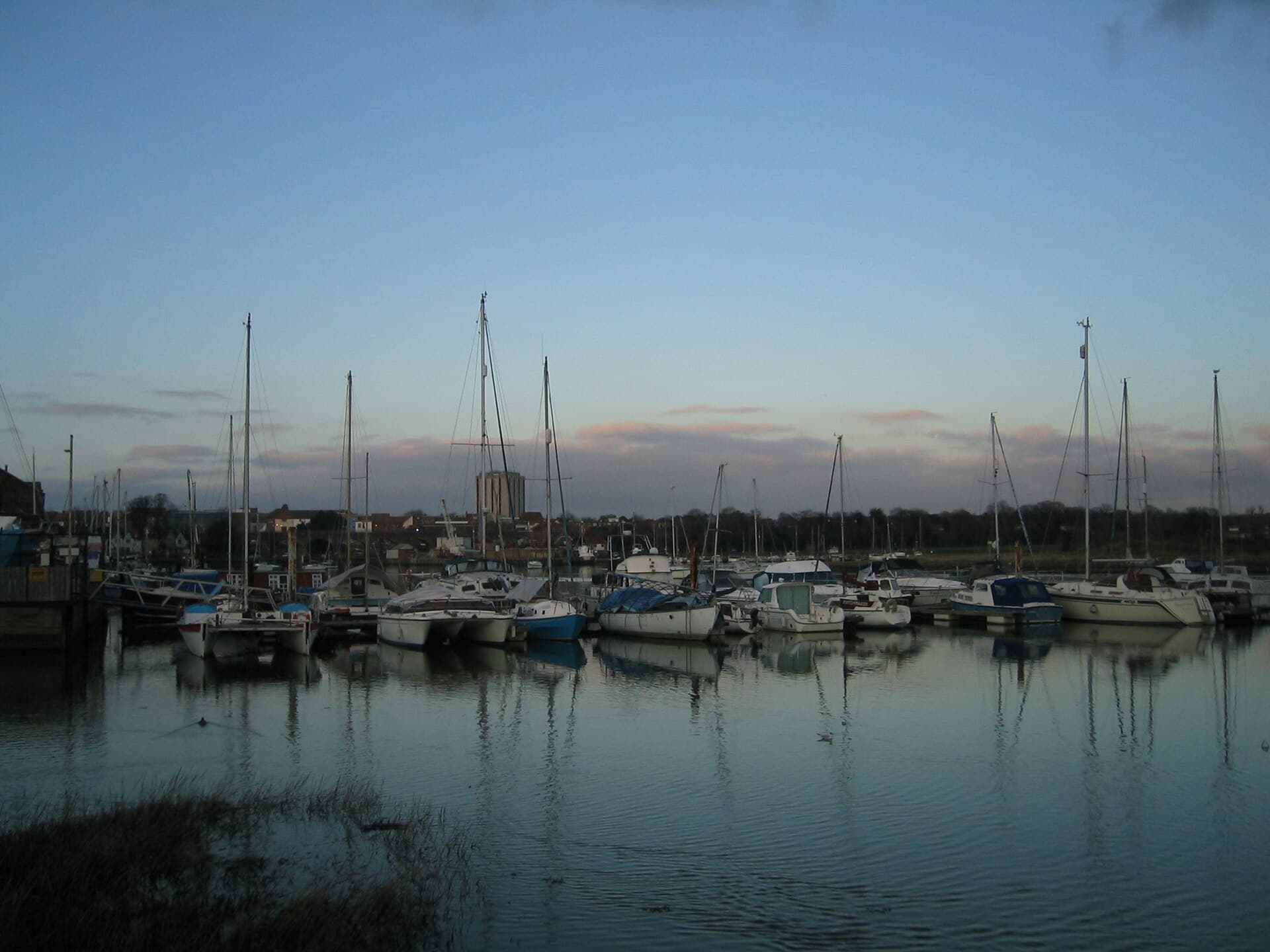 Fareham city skyline