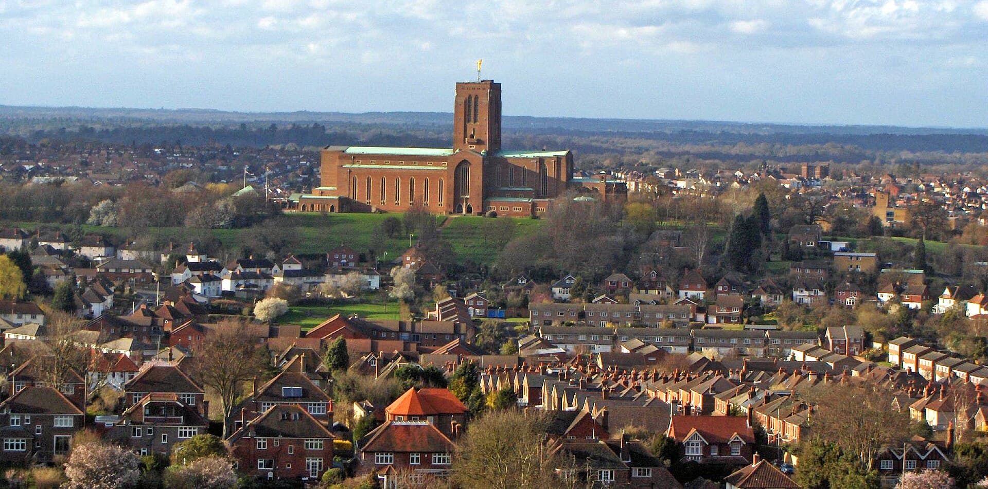 Guildford city skyline