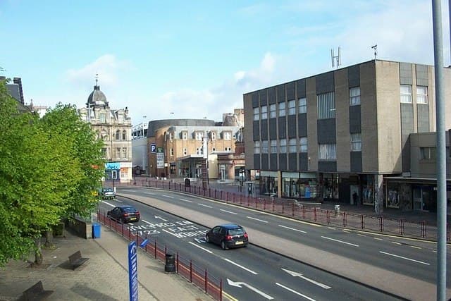 Hamilton city skyline