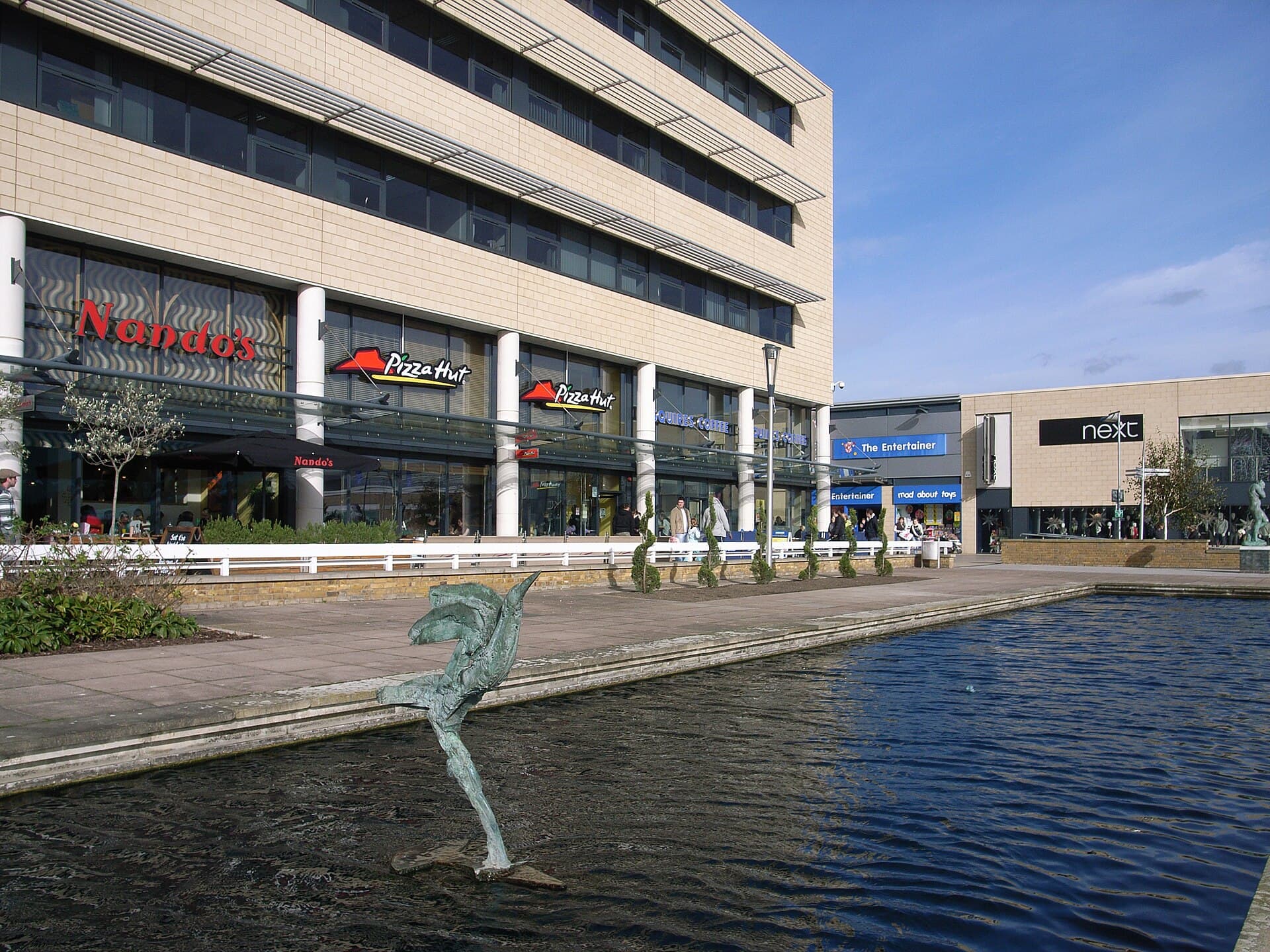 Harlow city skyline