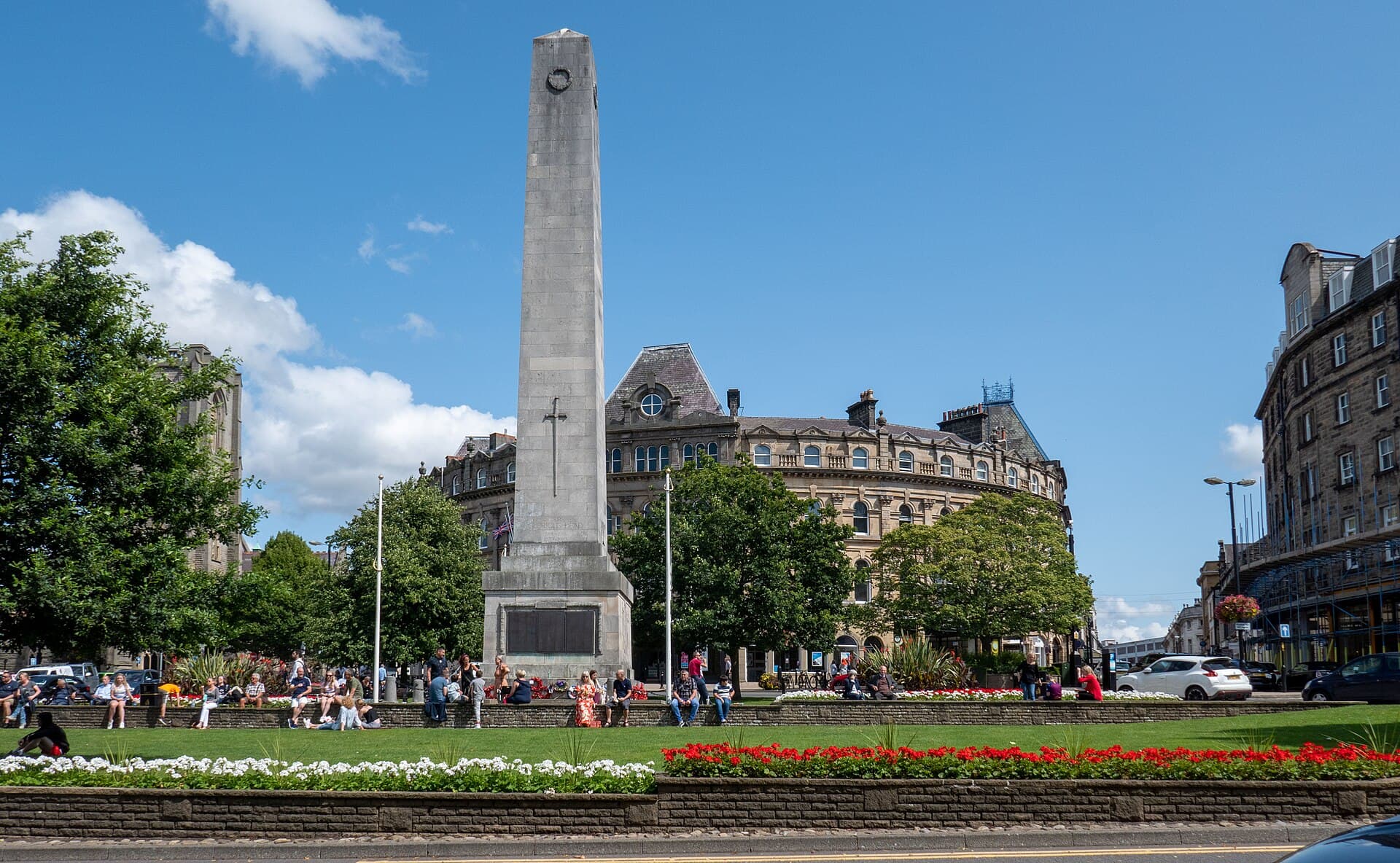 Harrogate city skyline