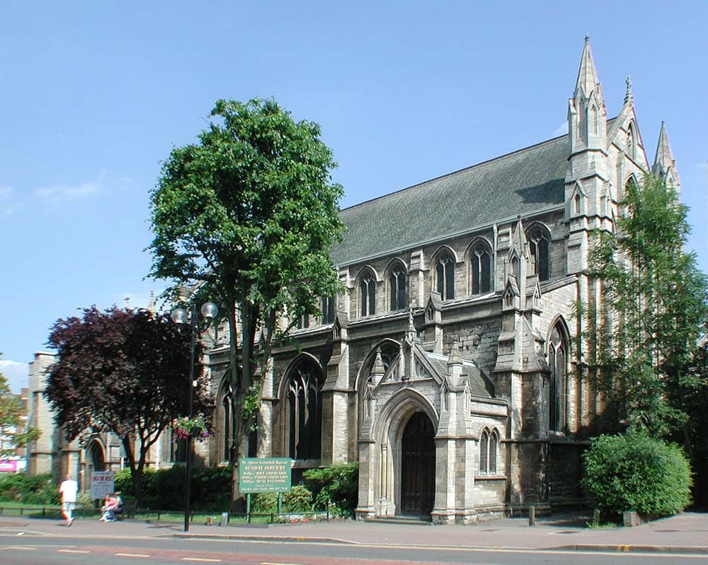 Harrow city skyline