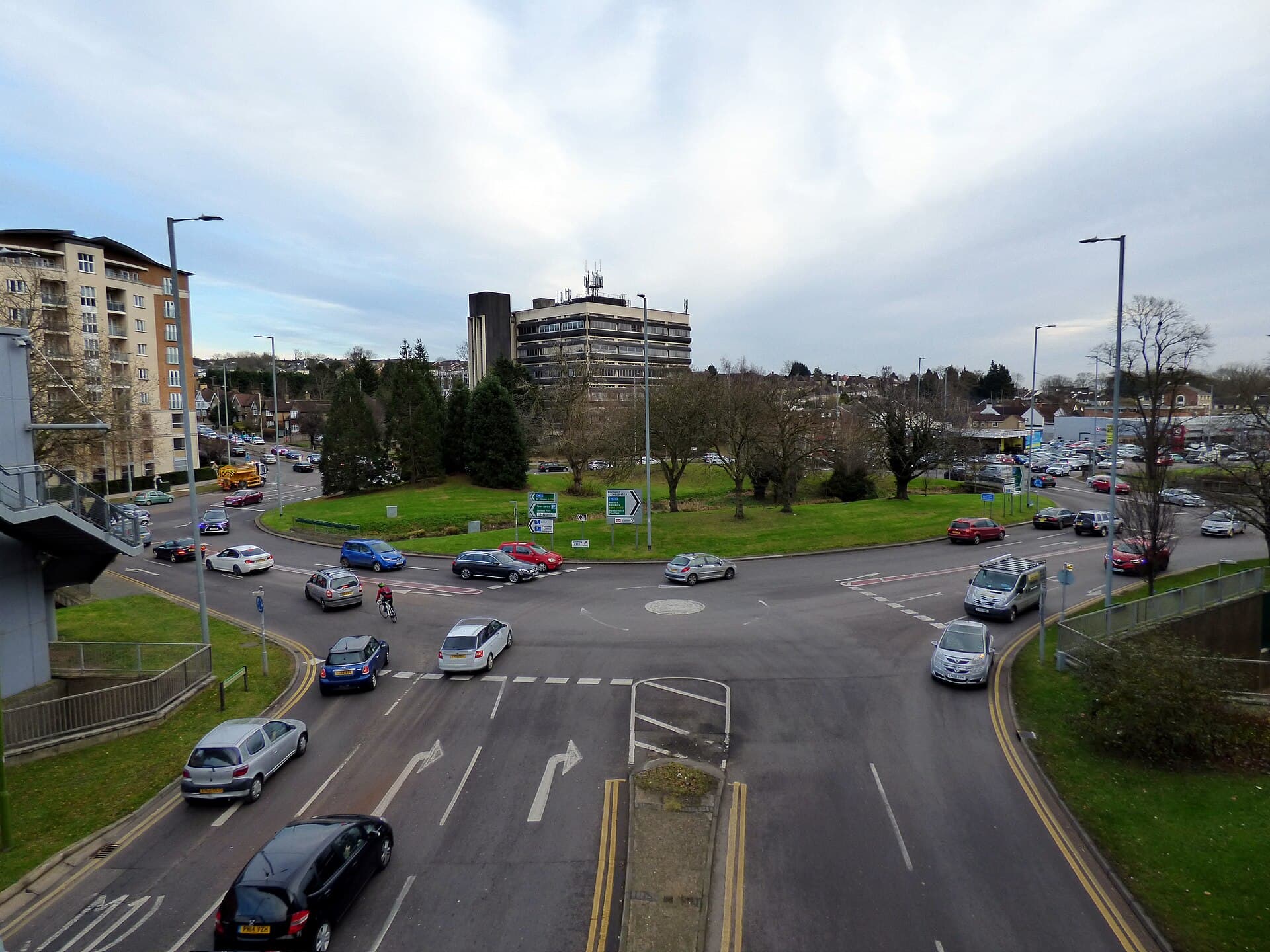Hemel Hempstead city skyline