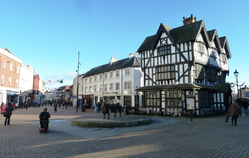 Hereford city skyline