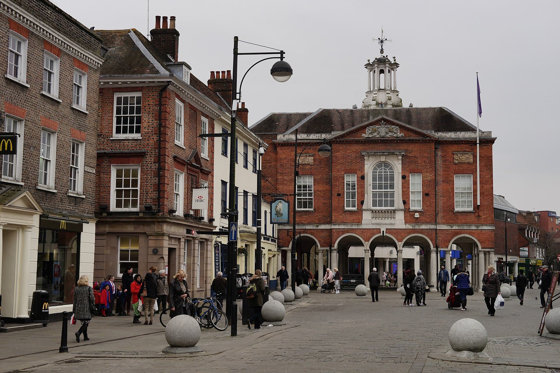 High Wycombe city skyline