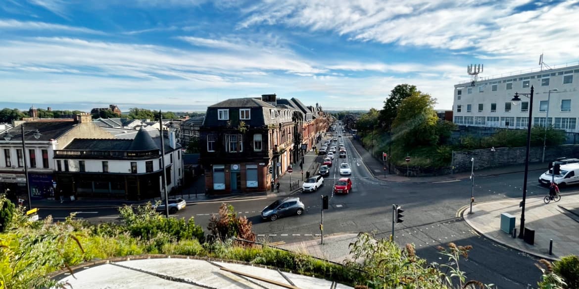 Kilmarnock city skyline