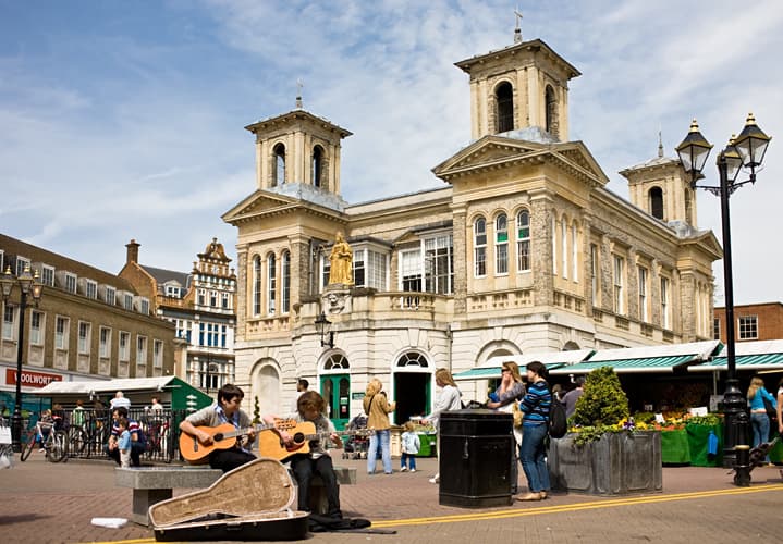 Kingston upon Thames city skyline