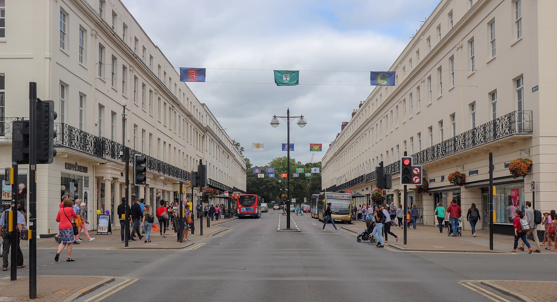 Leamington Spa city skyline