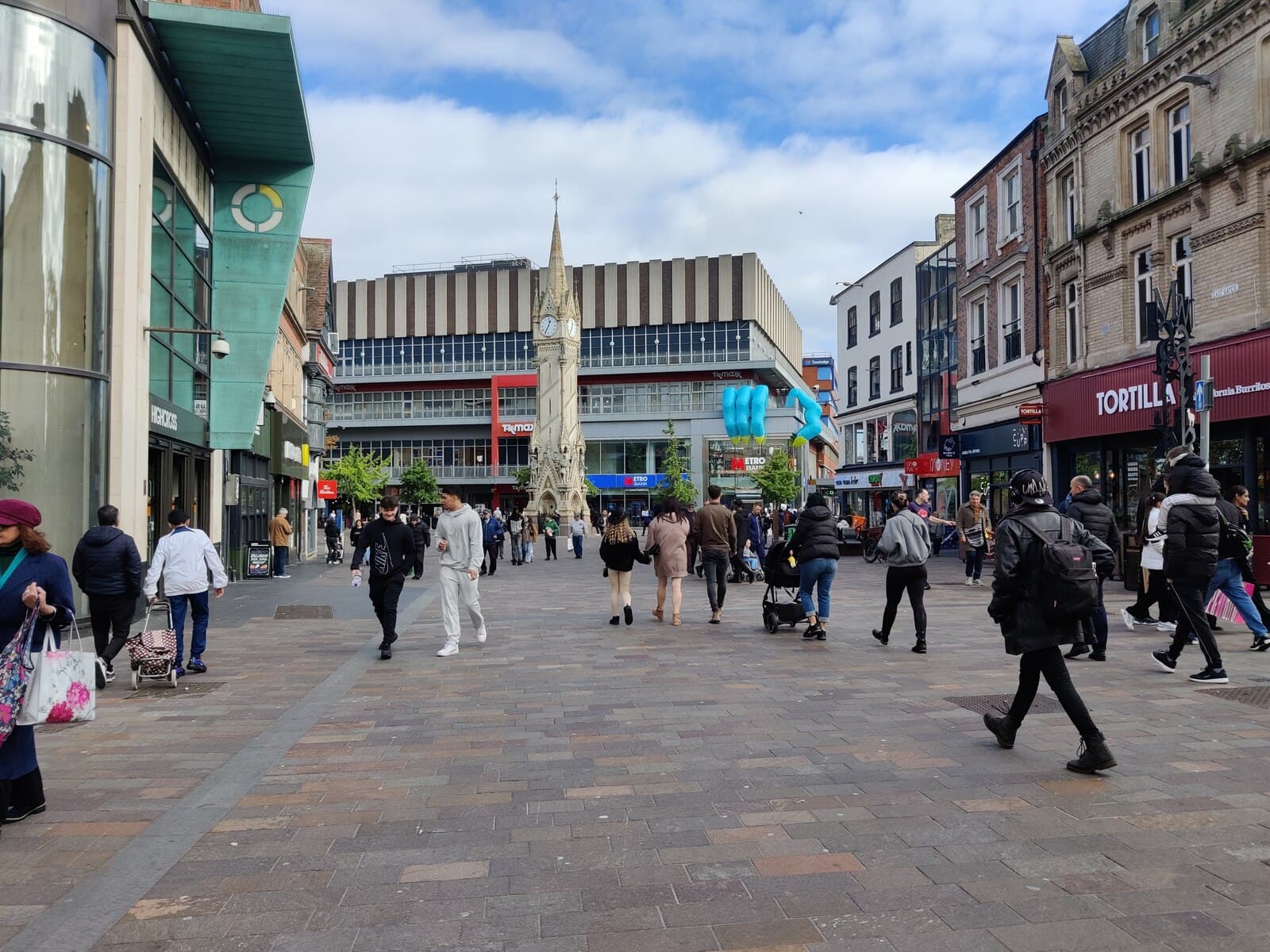 Leicester city skyline