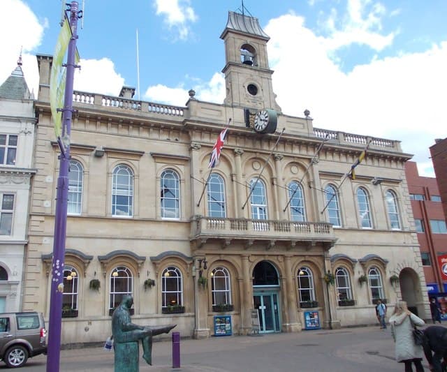 Loughborough city skyline