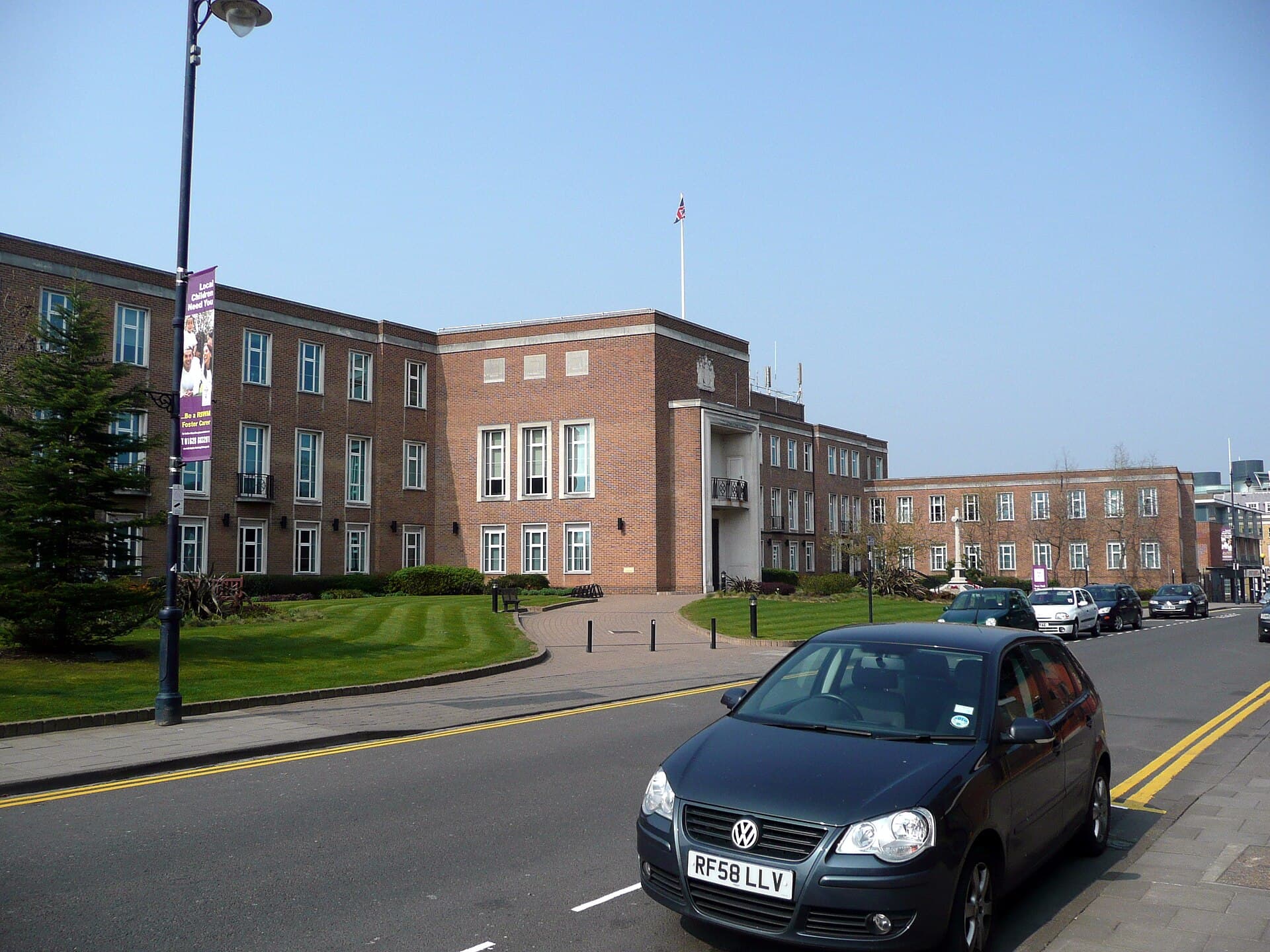 Maidenhead city skyline