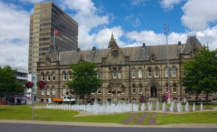 Middlesbrough city skyline