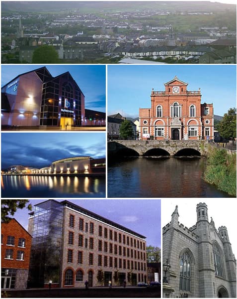 Newry city skyline