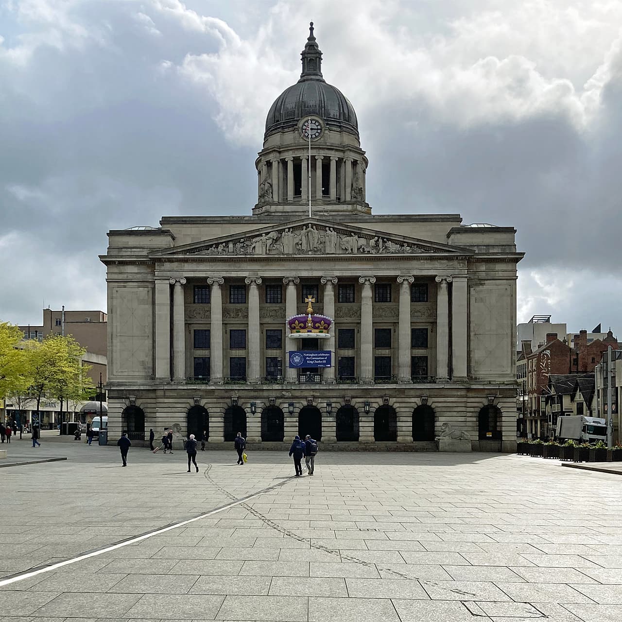 Nottingham city skyline