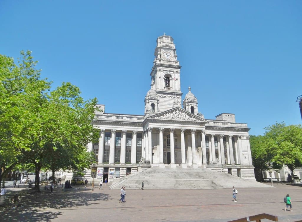 Portsmouth city skyline