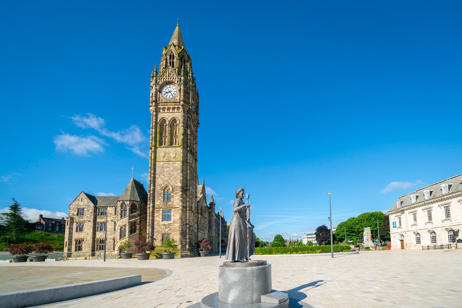 Rochdale city skyline